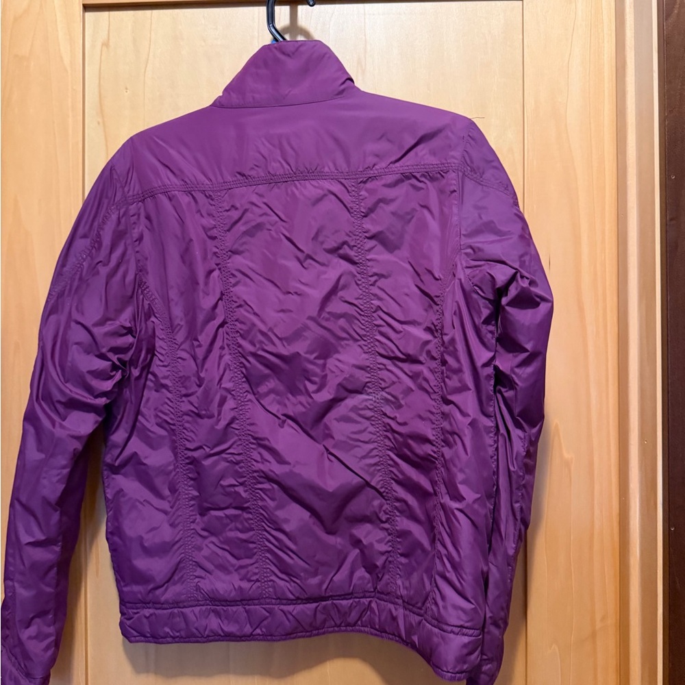 Women's Purple Zip-Up Lightweight Jacket - Picture 6 of 7